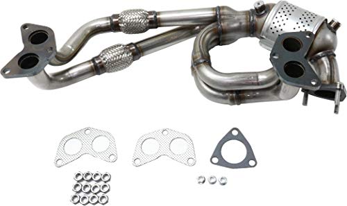Evan Fischer REPS960315 Catalytic Converter for 06-11 Impreza/Outback 06-10 Forester Front, Silver