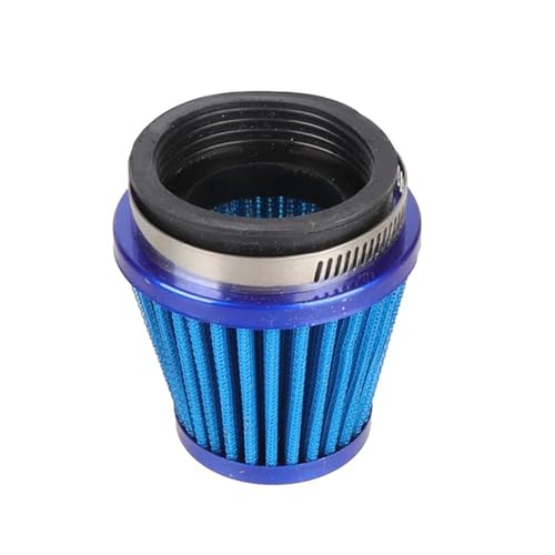 Filtre à air induction performance bleu 48-50mm pour scooter et ATV