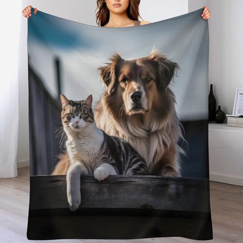 Manta de forro polar para perro transpirable para sofá y salón grande 2