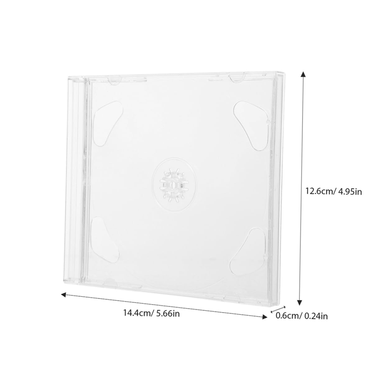 CIYODO 10pcs CD Case Portable Storage Organizers for and Dvds for Protection and Organization for Travel and Quick Access