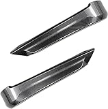  TEDE Auto Spoiler Frontali per BMW 3 Ser E90 E91 320i 330i 2005-2008,Paraurti Anteriore Spoiler Lip Auto Body Kit Spoiler Canard Protector,A/Carbon Fiber Look