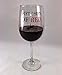 50 Sips of Red - Funny Wine Glass - 16 Ounce Libbey Glass