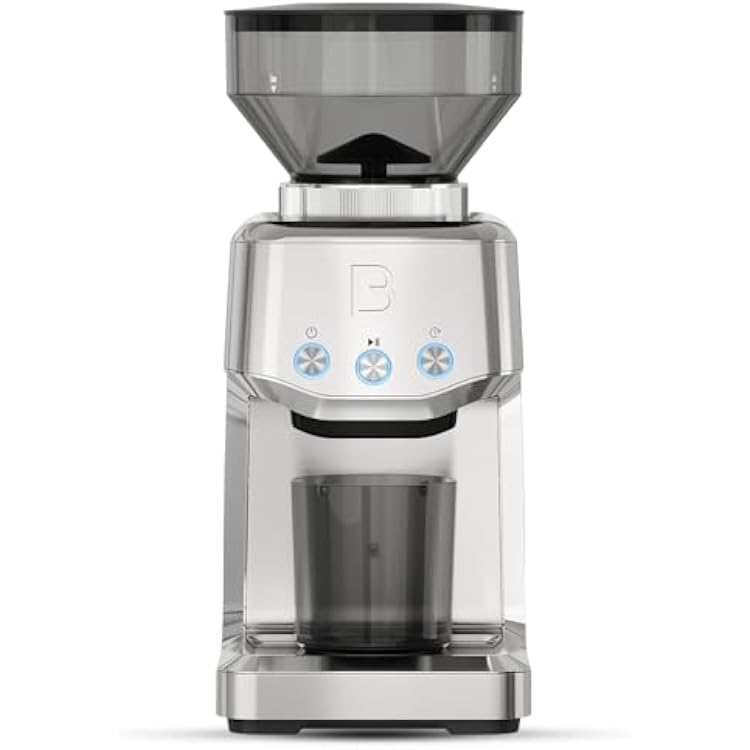 CASABREWS Tornado Basic Conical Burr Coffee Grinder for Home Use, Electric Coffee Bean Grinder with 35 Precise Grind Settings, Stainless Steel