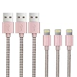 Zeuste phone Laden Kable,fashion design,um100% kompatibilität mit allen Geräten zu garantieren,keine falsch Nachrichten,passt perfekt,erhalten Sie 2400mA Ausgangsspannung, schnelle aufladen kompatibilität mit Phone X / XR / Max /8 / 8 plus / 7 / 7 Plus / 6s / 6s plus / 6 / 6 Plus / 5s / 5c / 5, Pad Air / mini /Pro, Pod nano (7th generation) und Pod touch (5th generation).