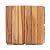 Deck Tiles - Patio Pavers - Teak Wood Outdoor Flooring - Interlocking Patio Tiles - 12"x12" (20 Pack) - Teak Finish - Straight Pattern Decking