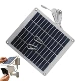 50W Solar Panel - High Efficiency Photovoltaic Design System, Waterproof Outdoor Structure, Stable 12V Output Build, Reliable Charging Accessory | Solar Panel For Security Cameras Providing Continuous