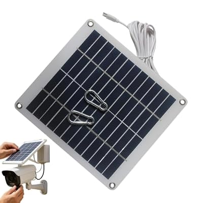 50W Solar Panel - High Efficiency Photovoltaic Design System, Waterproof Outdoor Structure, Stable 12V Output Build, Reliable Charging Accessory | Solar Panel For Security Cameras Providing Continuous