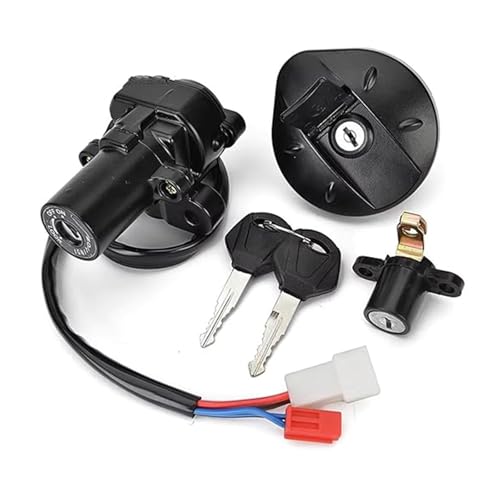 Interrupteur d'allumage pour XT660 XT660R XT660X 2004-2011 avec bouchon de réservoir et verrou de siège
