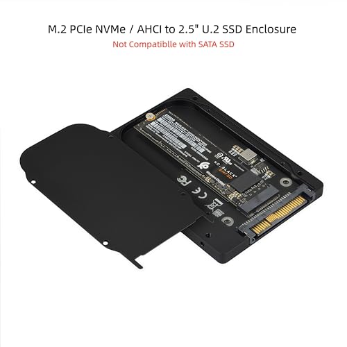 Carcasa GEEHOOD M.2 PCIe NVMe a U.2 2.5 pulgadas miniatura 2