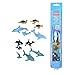 Wild Republic Aquatic Family Animal Figurines Tube, Ocean Toys, Shark, Dolphin, Sea Turtle, Orca, Sea Life Families Collection