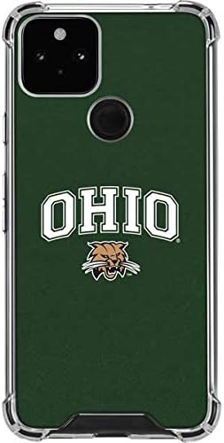 Skinit Clear Phone Case Compatible with Google Pixel 5 - Officially Licensed Ohio University Ohio Bobcats Design