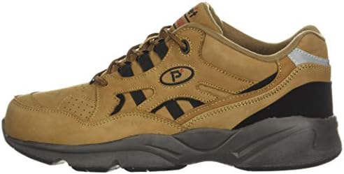 Propét Men's Stability Walker Walking Sneakers Medicare Approved Shoes, Choco/Black Nubuck, 15 XX-Wide | Image 7