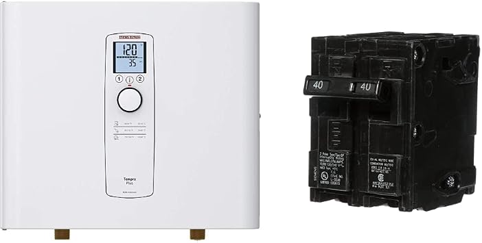 Stiebel Eltron Tempra 29 Plus Tankless Water Heater + SIEMENS Q240 40-Amp Double Pole Type QP Circuit Breaker
