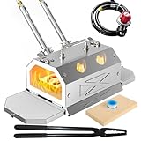 Dual Burner Blacksmith Beginner Forge Kit wih Door and 15.5'' Blacksmith Tongs Bundle