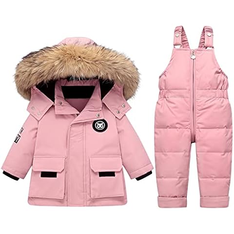 StarTreene Kids Hooded Down Snowsuit Set Cover