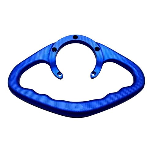 Manijas de tanque CNC para pasajero de YZF R6 con acabado anodizado azul premium