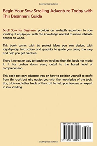 image for Majosta Scroll Saw for Beginners: The Complete Handbook to Craft 20 Be