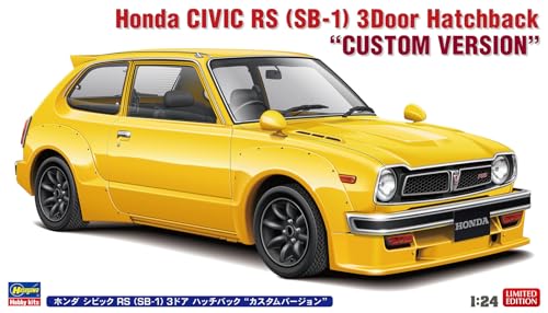 1/24 Honda civic RS（カスタム品） Hasegawa 1/24 Honda Civic RS (SB-1) 3-door hatchback custom
