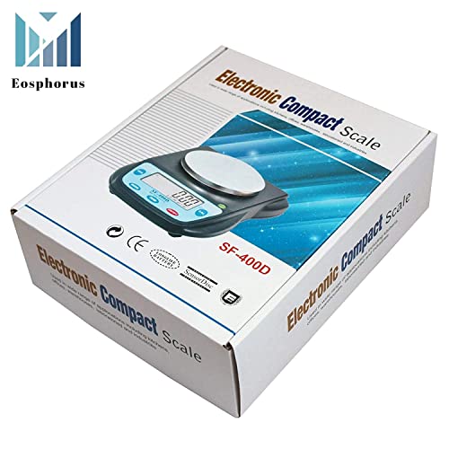 eosphorus science digital scale electronic lab balance precision 001g accuracy laboratory scientific weighing device for education chemistry and jewelry  carats ounces and grams