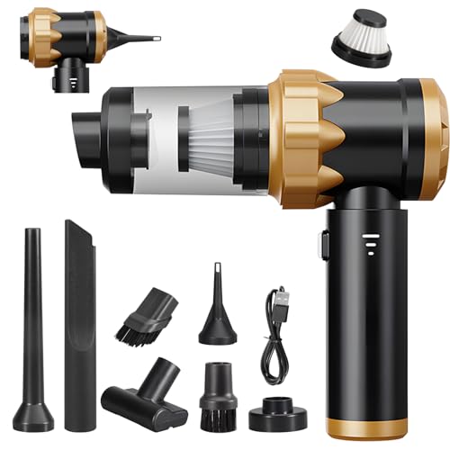 Grixz Handstaubsauger, 22000Pa Handstaubsauger Akku, Autostaubsauger mit Bürstenloser Motor, Auto Kabellos Staubsauger für Büro Genutzt, Haus, Küche, Tierhaare, Schwarz Grixz Handstaubsauger, 22000Pa Handstaubsauger Akku, Autostaubsauger mit Bürstenloser Motor, Auto Kabellos Staubsauger für Büro Genutzt, Haus, Küche, Tierhaare, Schwarz