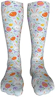 702 Unisex Sports Socks Easter Spring Athletic Socks Wicking Work Socks Casual Walking Socks For Outdoor Walking 50Cm