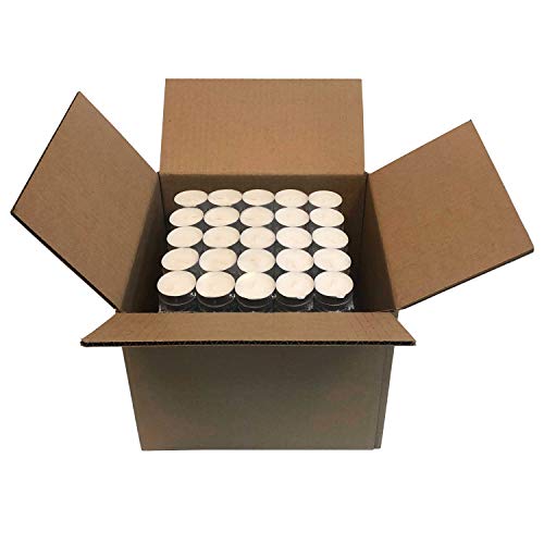 Image of AmazonBasics Unscented Tealight Candles, 400-Pack