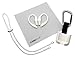 Accessory Kit for Apple AirPods with EARBUDi Earhooks, Keychain Case, Neck Cord and Cleaning Cloth