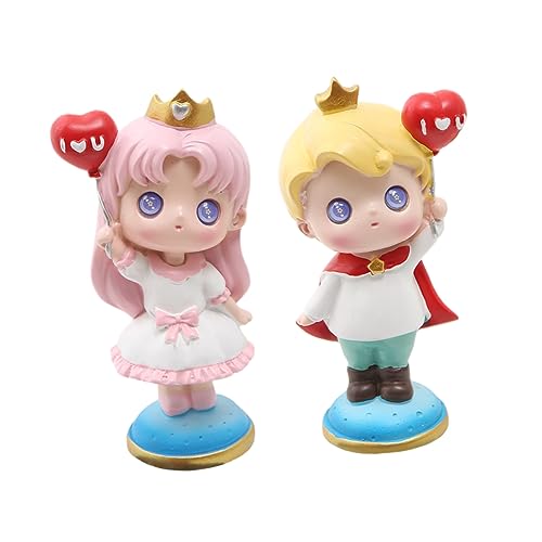 Décoration de gâteau figurines de princesse et statuettes pour bureau