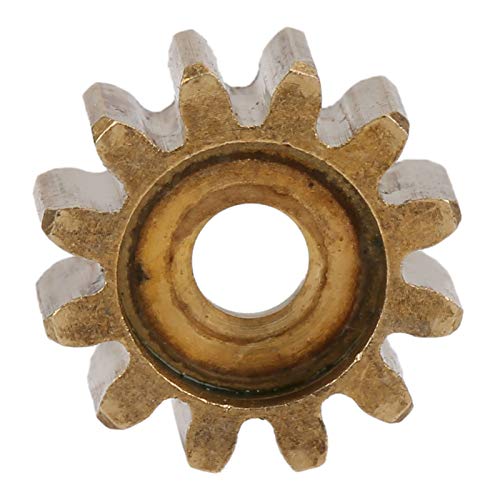 12 Tooth Brass Servo Gear 25 Tooth Spline MOD 0.8 Gear Replacement for Servo Accessories