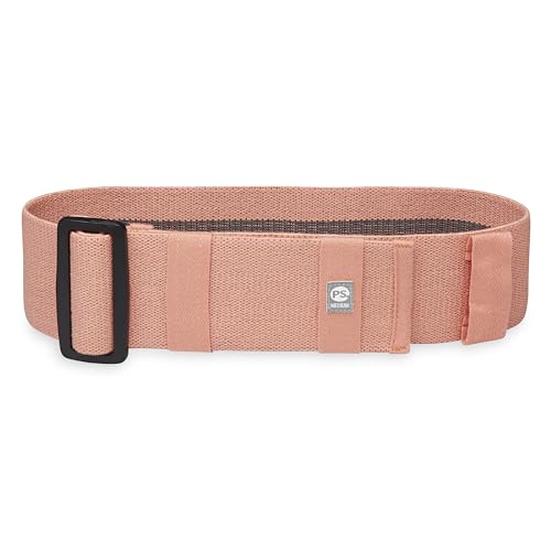 POPSUGAR Adjustable Hip Resistance Band (Coral), Medium Strength Exercise Band for Men & Women, 4 Resistances for Toning Legs, Glutes, Lower Body Workout, Non-Slip Comfort-Grip Fabric Elastic Band