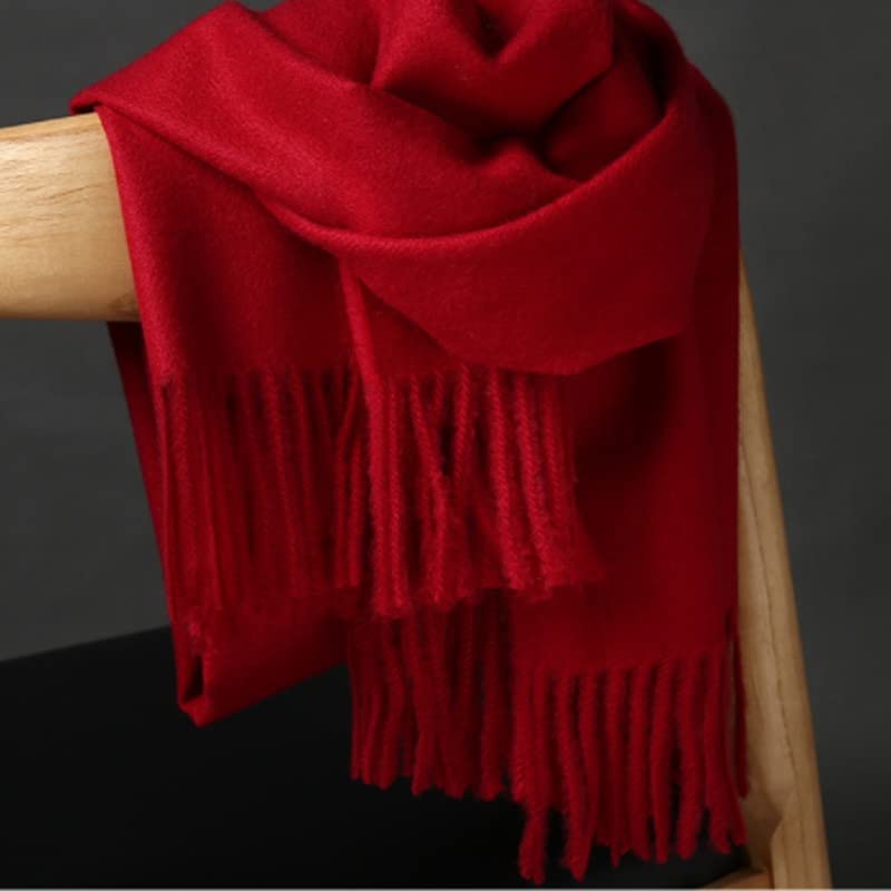 Scarves Women Winter Thicken Soft Shawls Wraps Female Long Tassel Scarf4