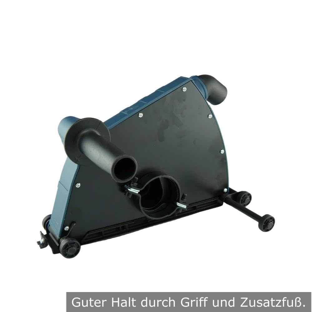 Titan USSN117 – Campana de extracción universal para amoladora angular, 230 mm, perfecta para trabajos de lijado y separación, protección contra el polvo