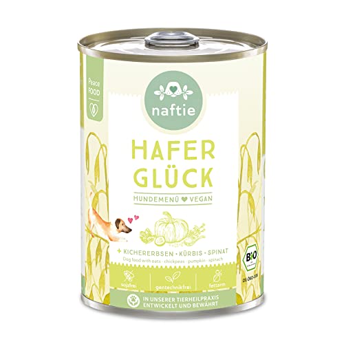 naftie Bio veganes Hundefutter Nassfutter Testpaket - 5X 400g
