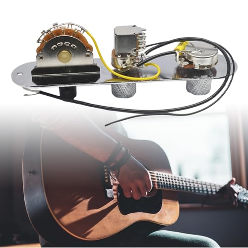 Configurations de guitare optimisées avec plaque de commande Push Pull en métal