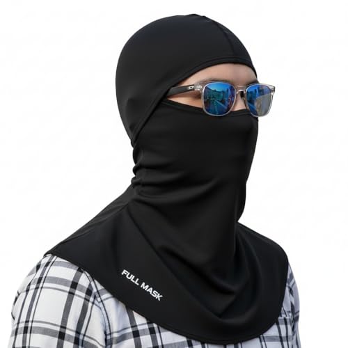 Image of Tomorrow Fashion Rider Face Mask | UV Protection Face Cover- Cooling Neck Breathable Sun Shield, Lightweight Motorcycle Face Cover, Dustproof Hiking Balaclava, Long Neck Tube for Outdoor Sports