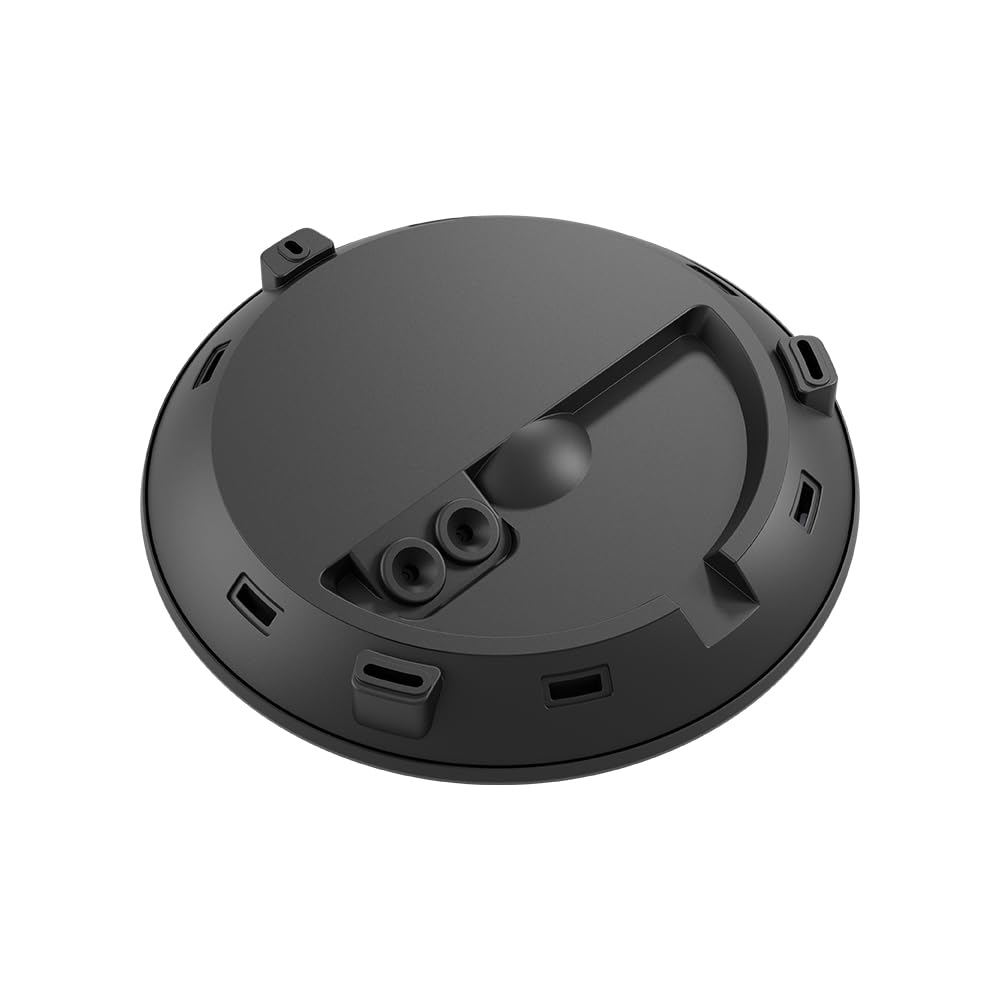 Braytron Außen Deckenleuchte IP65 Ø265mm – E27 Fassung max.23W – Runde Feuchtraumlampe mit Bewegungsmelder (Microwave Sensor) für Bad, Keller, Garage & Balkon (Anthrazit)