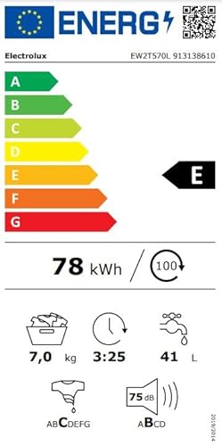 EW2T570L Electrolux Lavatrice Carica Dall'alto, 7Kg, Classe E [Classe Di Efficienza Energetica E] - 9