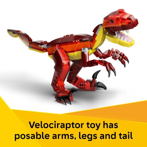 LEGO Creator 3 in 1 Fierce Dinosaur 31379 | Building Toys for Boys & Girls, Ages 8+, 3 Building Options, For Display or Play, 283 Pieces, Gift for Birthdays - image 4