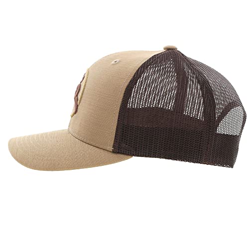 Hooey Men’s Roughy Adjustable Snapback Hat (Tan/Brown) #TOP1