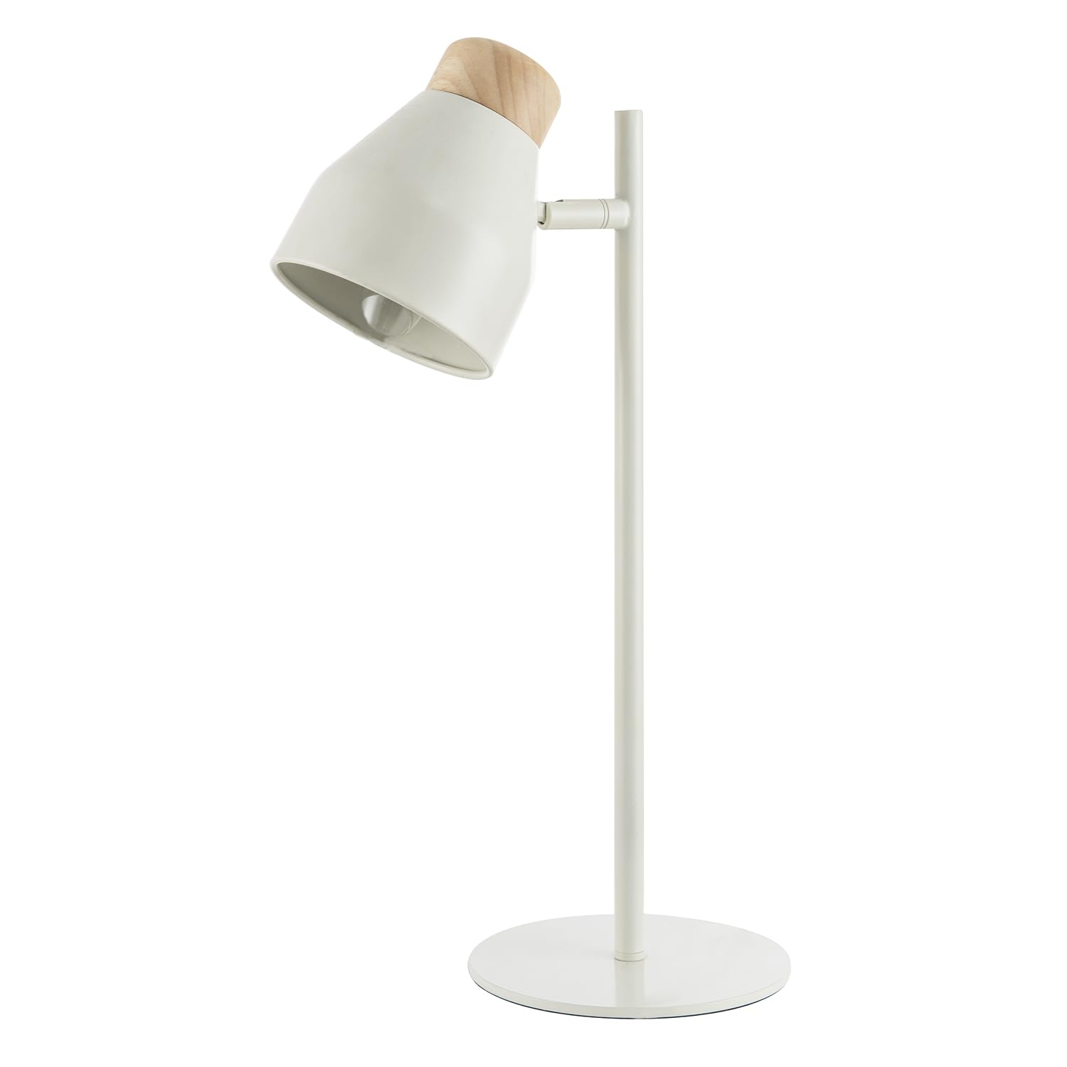 Happy Homewares Table Desk Lamp - Scandinavian Style - Grey - 48cm