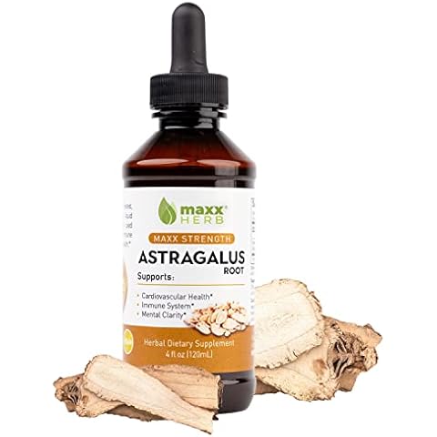 Maxx Herb Astragalus Root Extract - Concentrated Liquid Tincture for Immune Support and Mental Clarity Cover
