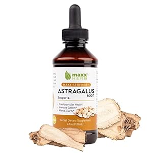 Maxx Herb Astragalus Root Extract – Max Strength Liquid Tincture Absorbs Better Than Capsules or Powder, for Immune…
