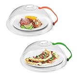Microwave Plate Cover, Microwave Cover for Food BPA Free, Microwave Splatter Guard Lid with Steam...
