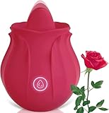 The New Rose 2 in 1 Adult Tool Waterproof Modes Toy Electric Function Machine Party Birthday Gifts-US in Stock.rSG1030, Red