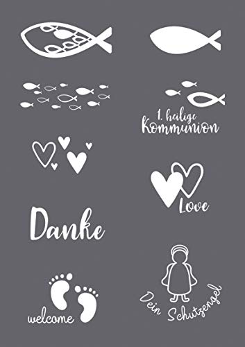 Rayher Screen Printing Stencil Event A5, colourless