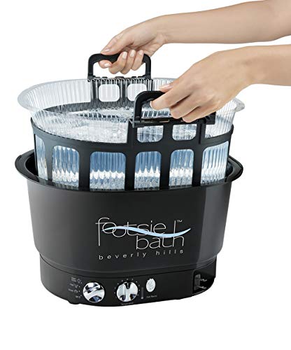 Pibbs Footsie Pedicure Spa Package: (1) Portable No Plumbing Footsie Pedicure Spa Chair Model Ps93, (1) 549 Jojo Sr. Pedicure Stool, (1) D23 Pedicure Metal Roller Cart, Pib-Ps93Pkg #TOP4