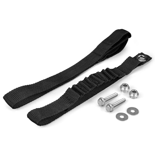 NICECNC Correa de elevación Negra de Alta Resistencia para Guardabarros Compatible with GasGas EX/EC/MC 125-450 2021-2023, Ver Ajuste