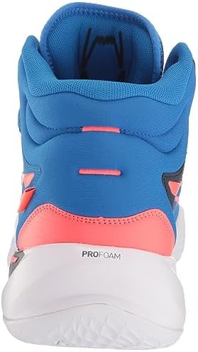 PUMA Playmaker Pro Mid Mens Basketball 10 DM US BlackBlueFireUltra Blue | Image 2