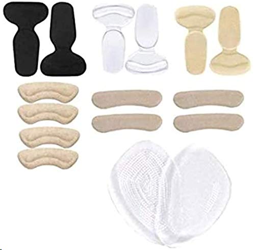siismi 16 piezas Almohadillas de tacón alto, inserciones de forros para talones,...