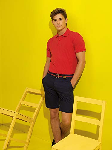 Asquith & Fox Two Colour Stripe Braid Stretch Belt AQ901 - Unisex Adjustable - Navy/White3